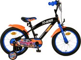 Hot Wheels Kinderfiets - Jongens - 16 inch - Zwart Oranje Blauw