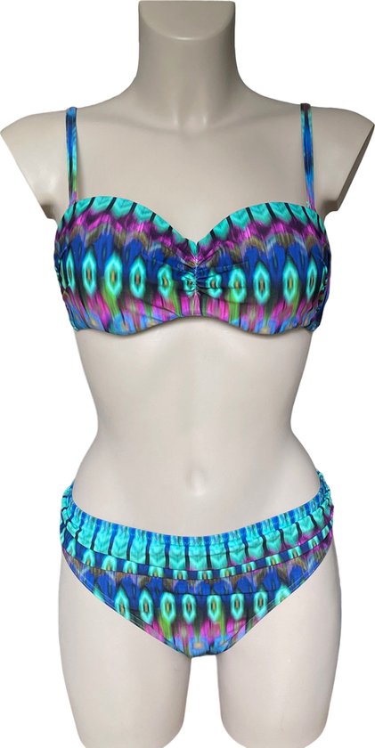 Cyell - Blue Lagoon - ensemble bikini - Taille Top préformé 42A+40/85A+L