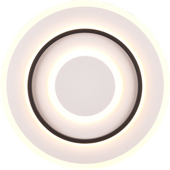 LED Plafondlamp - Trion Gora - 46W - Aanpasbaar kleur - Dimbaar - Rond - Mat Wit - Metaal