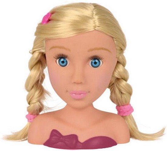 Simba My Girl – Juego De Peinado Y Maquillaje Para Muñecas, Cabeza De 19 Cm Con Accesorios