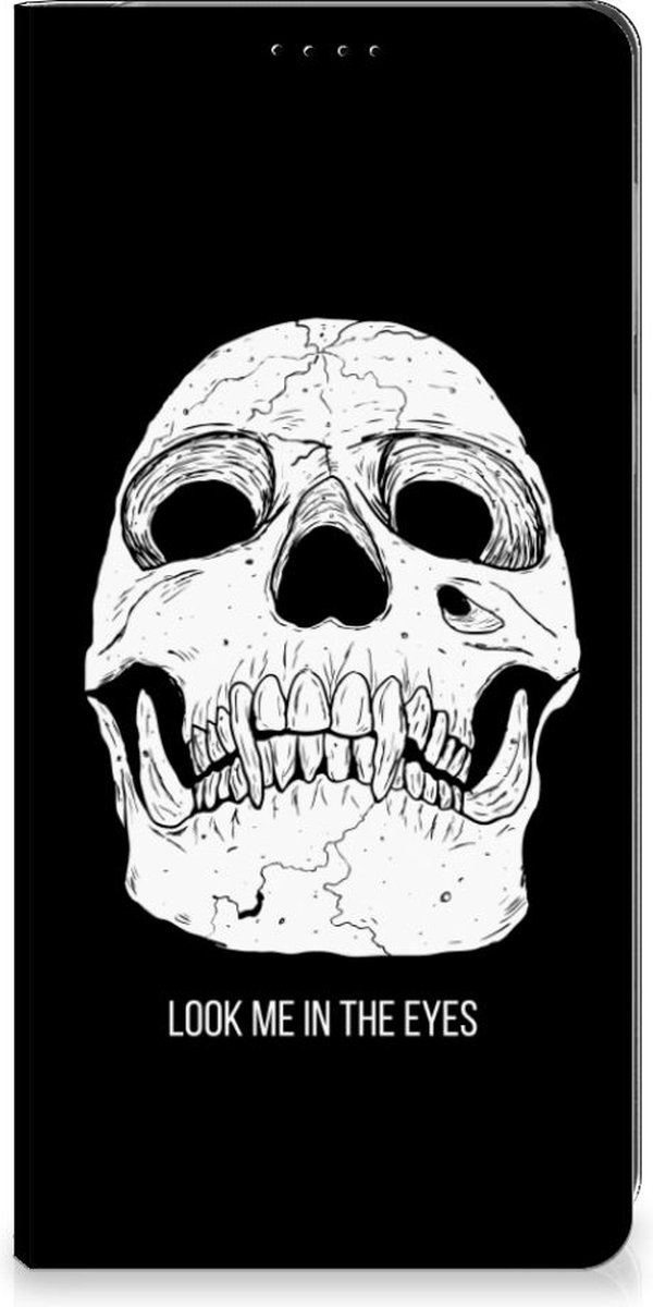 Mobiel BookCase Motorola Edge 40 Neo Skull Eyes