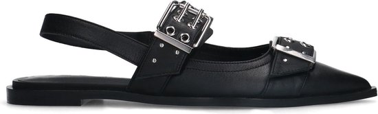 Sacha - Femme - Escarpins noirs à boucles - Taille 37