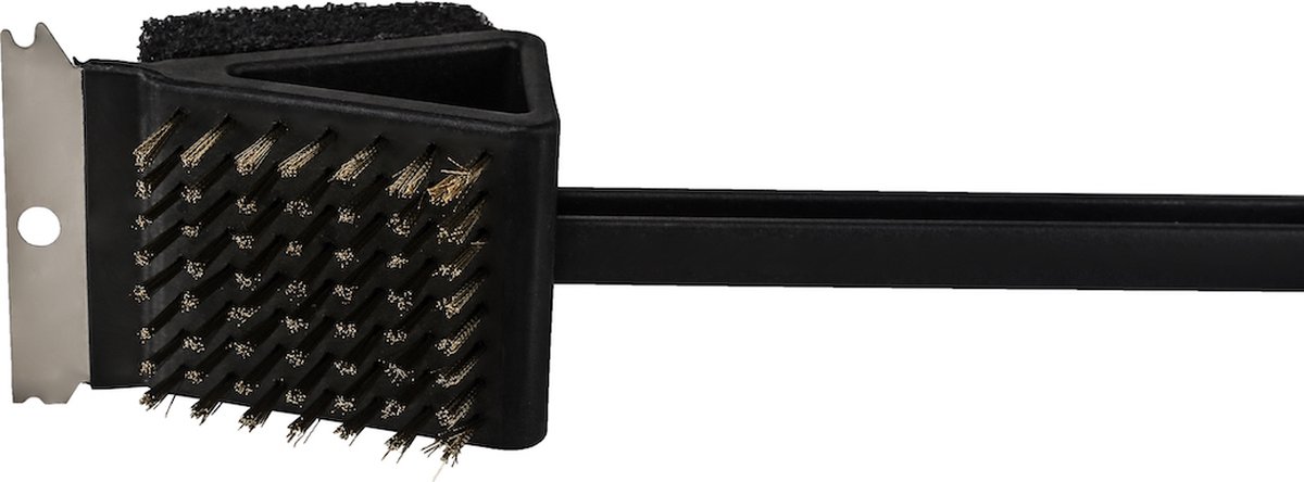 Buccan 3-in-1 Barbecue Brush - Black