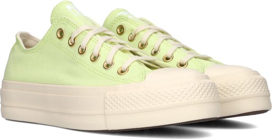 Converse Chuck Taylor All Star Lift Ox Lage sneakers - Dames - Geel - Maat 36,5