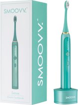Smoovv Sense Elektrische Tandenborstel - Sonische Tandenborstel - 3 Poetsstanden - 5 intensiteiten - 4 x 30 sec. timer - 30 dagen batterij - Luxe design - USB-oplaadstation - IPX7 waterdicht - Inclusief opzetborstel - Groen