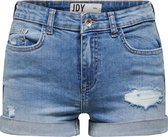 Jacqueline de Yong Broek Jdyblume Mw Fold-up Shorts Dest. Mi 15293951 Light Blue Dames Maat - XS