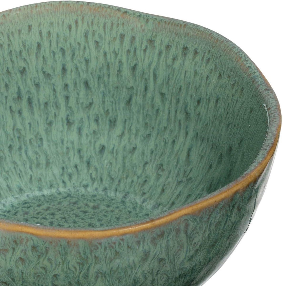 LEONARDO HOME 018543 MATERA Set of 6 mugs, ceramic, green