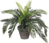 Mica Decorations Kunstplant Cycaspalm - groen - H37 cm - in pot - kamerplant - kantoorplant