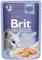 Kattenvoer Brit Premium Kip Zalm Kalfsvlees 12 x 85 g