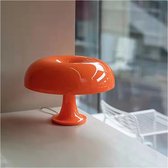 Netonic Lampe de table champignon design pour chambre à coucher avec lumière Oranje – Veilleuse Adultes – Lampe champignon – Lampe champignon – Lampe de table décorative – Prise veilleuse – Design italien – Design d'intérieur – Siècle des Lumières