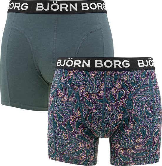 Björn Borg 2P bamboe boxers basic print multi - L