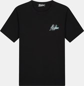 T-shirt Malelions Splash Signature noir, S