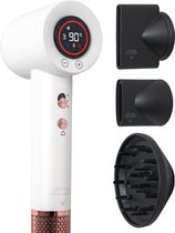 Stefan Francis® IonicDry - Haardroger - Hairdryer - 13 temperatuur instellingen- LCD scherm - Fohn - Fohn met diffuser en blaasmond - Ionentechnologie - 2000 W