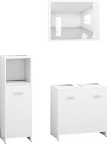 vidaXL Wastafelkast 80x33x60 cm bewerkt hout grijs sonoma eikenkleurig, gootsteenkast, opbergkast, badkast, badkamerkast, kast, wastafeleenheid