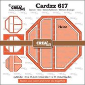 Crealies Cardzz Frame & Inlay Helen CLCZ617 max. 11,5x11,5cm (06-24)