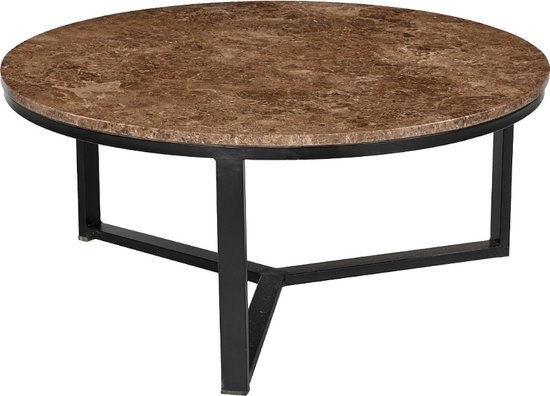 Livingfurn - Salontafel Senna Emperador 60cm - Marmer