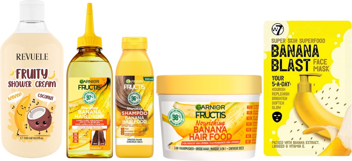 Goedkoopste Garnier Cadeauset Fructis Banana Blast