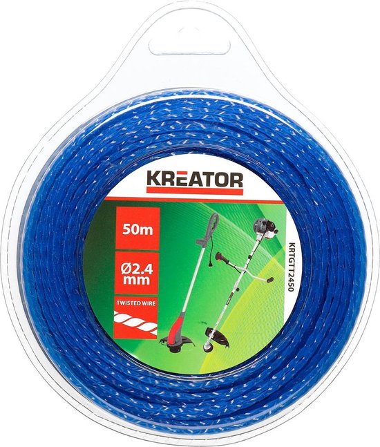Kreator - Garden - KRTGTT2450 - Trimmerdraad - gedraaid 2,4mm 50m van Kreator — afbeelding 3