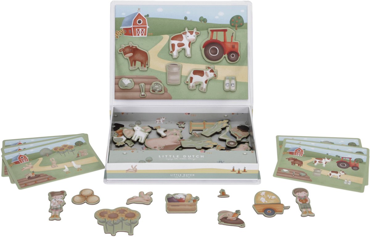 Little Dutch - Magnetisch speelbord FSC - Little Farm — afbeelding 6
