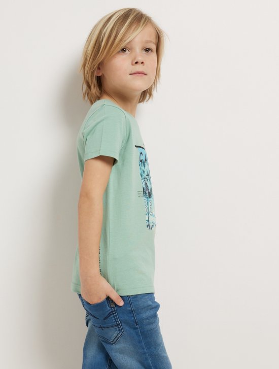 TerStal Jongens / Kinderen Europe Kids T-shirt Met Fotoprint Groen In Maat 92