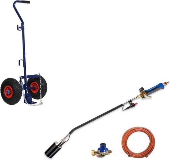 CFH PZ4000 onkruidbrander met Piezo ontsteking en 1 gasfles | TUIN