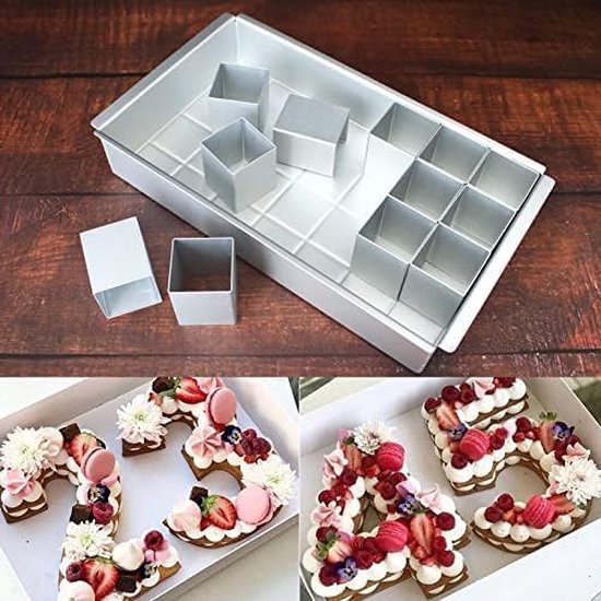 SAD-D869 Set van 10 Bakvormen Keuken Poppenhuizen en Miniaturen