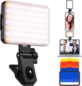 K&F Smartphone Oplaadbare Video LED Lamp - Videolamp - Selfie light