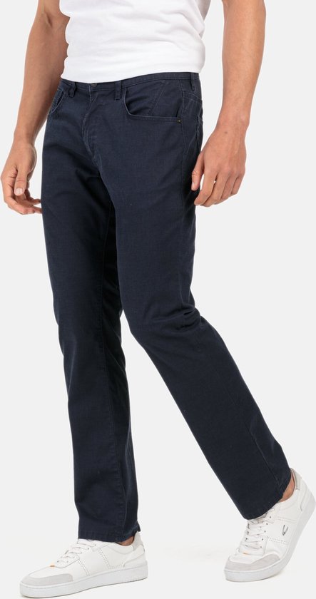 camel active Relaxed Fit 5-Pocket Broek - Maat menswear-32/32 - Donker blauw