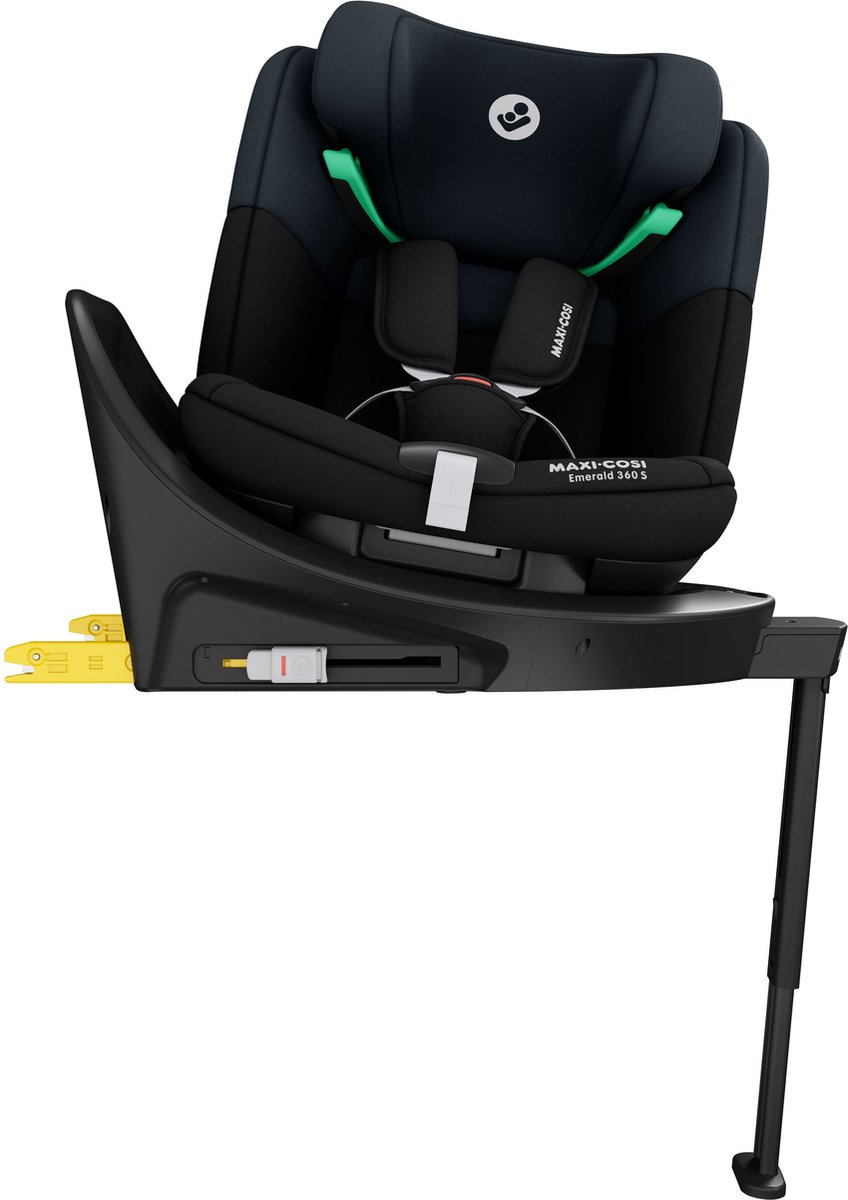 Maxi-Cosi Emerald 360 S i-Size - Autostoel - Tonal Black - Vanaf de geboorte tot 12 jaar – foto 3