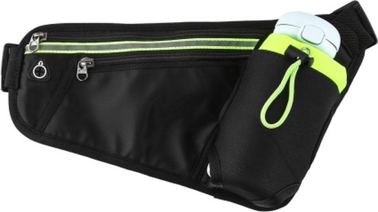 Sac De Ceinture Sport Avec Porte-bouteille – Noir – Neuf Pour Running, Jogging, Randonnée