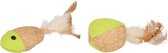 Jouet Flamant Rose Juty Ball and Fish - Beige - 8 x 4 x 2 cm