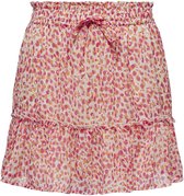 Jacqueline de Yong Rok Jdyjenify Life Mw Frill Skirt Wvn 15317315 Oatmeal/carmine & Dames Maat - M