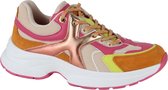 Mexx Loyce Lage sneakers - Leren Sneaker - Dames - Oranje - Maat 40