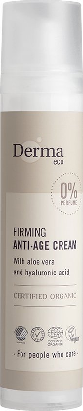 Derma Eco Anti-Age Crème - 50 ML - Parfumvrij - Hydraterend - Veganistisch - Anti rimpel