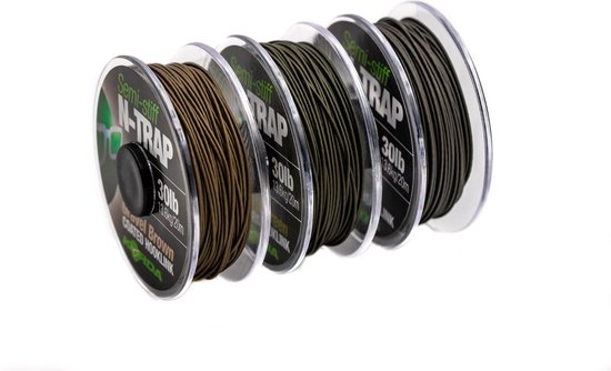 Korda N-TRAP Semi -Stiff - Green - 15lb - 20m - Groen van Korda — afbeelding 2