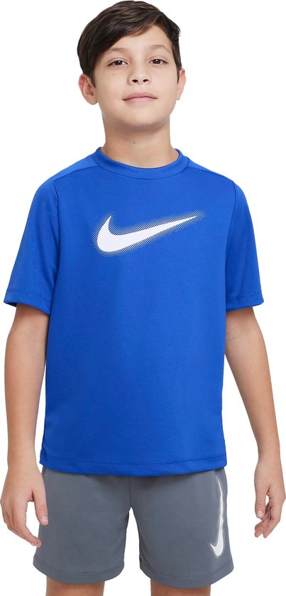 Nike Dri-Fit Icon sportshirt jongens donkerblauw
