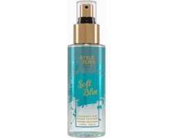 Franse dames Lichaam en Haar spray SOFT BLUE - Perzik - citroen - musk - 100ml