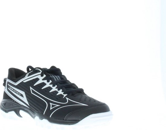 mizuno Wave Lynx 2 Jr.(C) - Noir/blanc - Hockey - Chaussures de hockey - Terrain