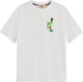 Scotch & Soda Relaxed fit graphic t-shirt Dames T-shirt - Maat M