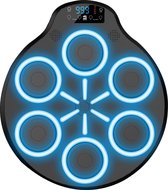 Solvon Machine de Boxe avec Musique - Système de Suspension pour Sac de Boxe Adultes - Punching Ball Enfants - Machine de Boxe avec Bluetooth - Tapis de Boxe - Boxe