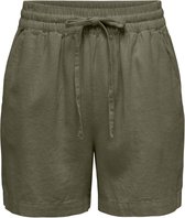 Jacqueline de Yong Broek Jdysay Hw Linen String Shorts Wvn N 15321518 Kalamata Dames Maat - XS