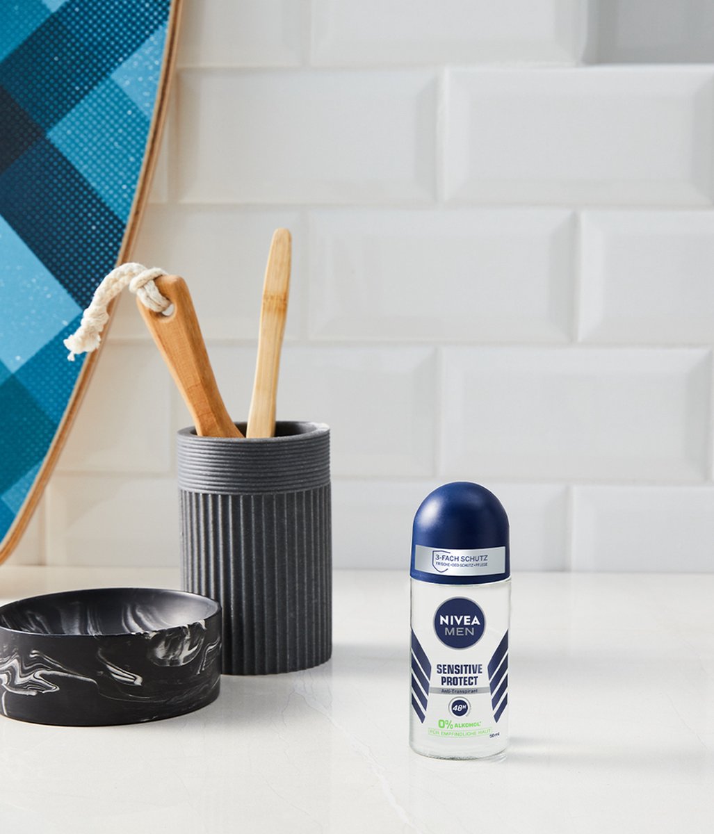 Nivea Men Sensitive Protect Roll-On Deodorant Anti-Irritating 50ml 6