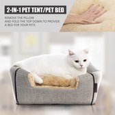 kattentent met afneembaar / voor binnenkatten/ zacht en zelfverwarmend, kattenbedden en meubels, huisdierbed, winddicht