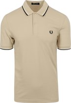 Fred Perry - Polo M3600 Beige U87 - Slim-fit - Heren Poloshirt Maat L