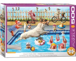 Eurographics - Gekke zwembaddag (Crazy Pool Day) - Lucia Heffernan - 500 stukjes 68×48cm (b×h) - Legpuzzel