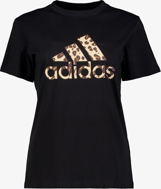 Adidas Animal GT dames sport T-shirt zwart - Maat S