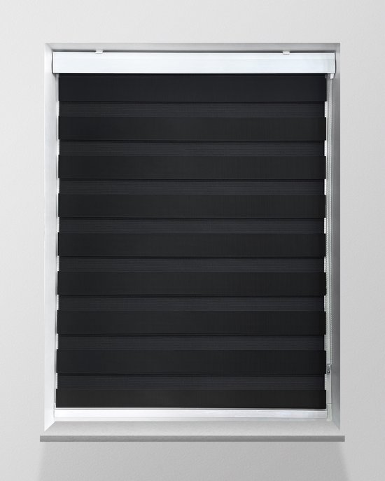 Duo Store Enrouleur Zwart Translucide - 40x175cm