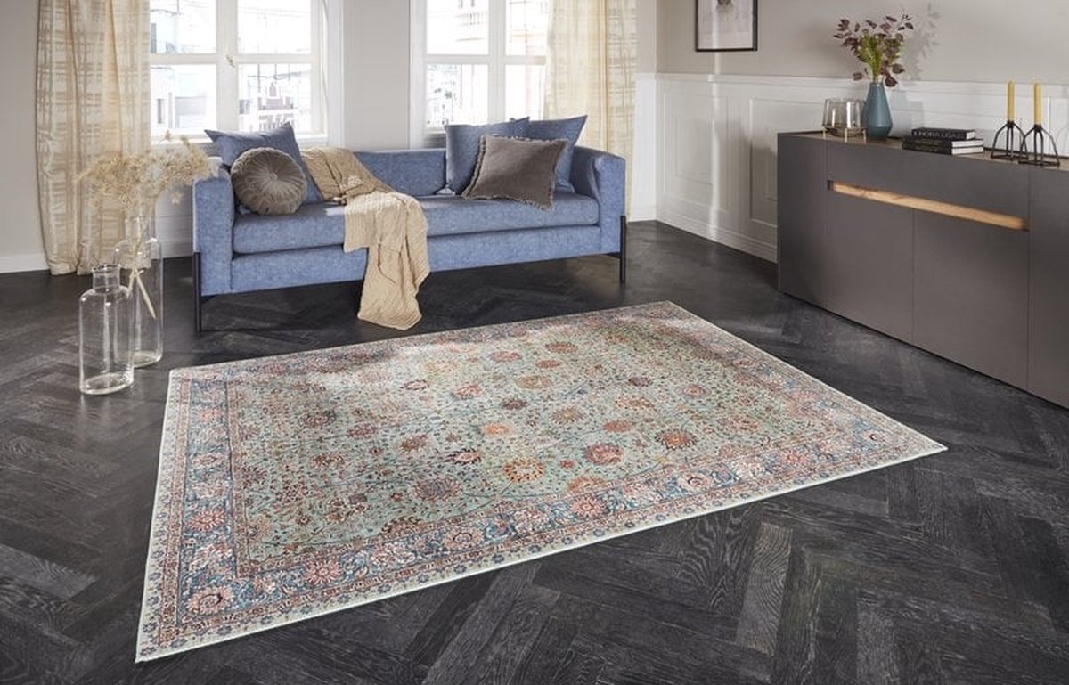 Flycarpets Elle Decoration - Klassieke Vloerkleed - Mahal - Jade - 120x160 cm