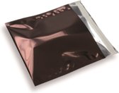 Folie Enveloppen - 160x160 mm - Bruin - 100 stuks