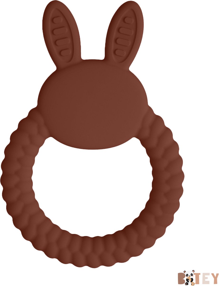 Goedkoopste Bitey - Bijtring Konijn - Bijtspeeltje - Bijtspeelgoed - Baby speelgoed - Kraamcadeau - Babyshower cadeau - Vanaf 0 maanden Siliconen - Baby - BPA-vrij - Vuurrood